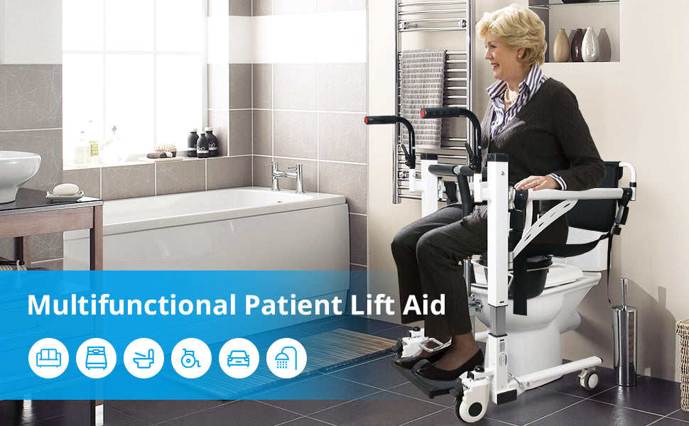 GARVEE Hydraulic Patient Transfer Lift Chair