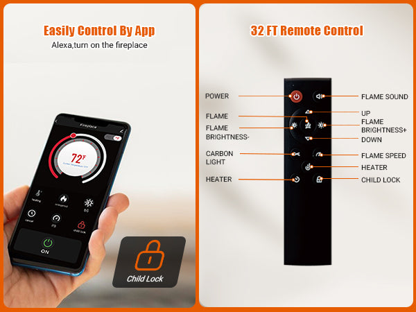 GARVEE Fireplace Package Contents