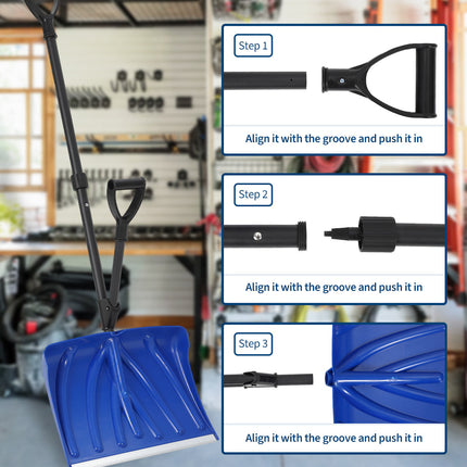 Quick Assembly Snow Shovel