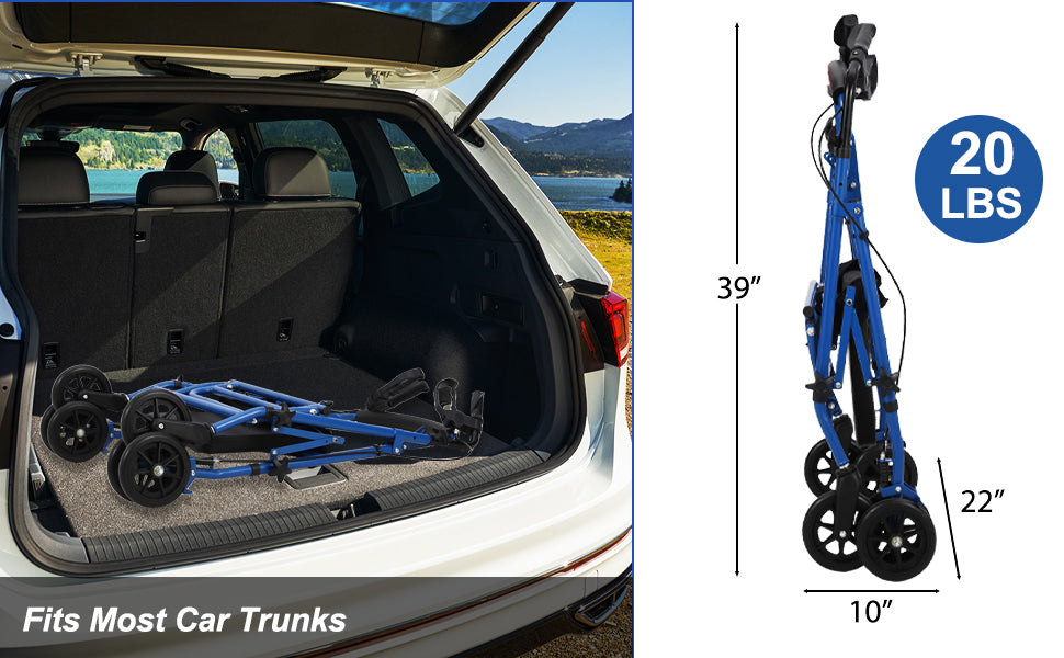 Walker wheelchair combo in use