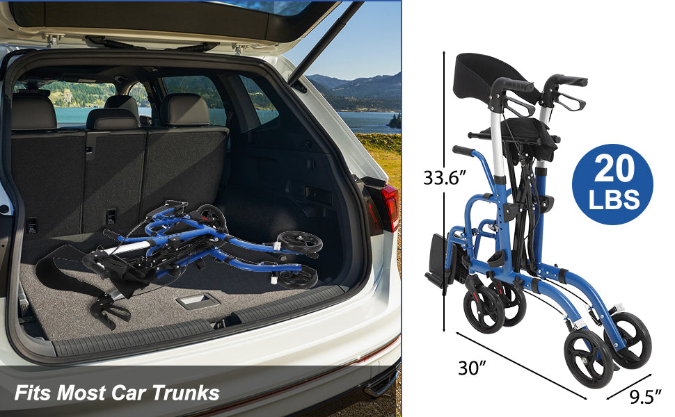 GARVEE Rollator Complete View